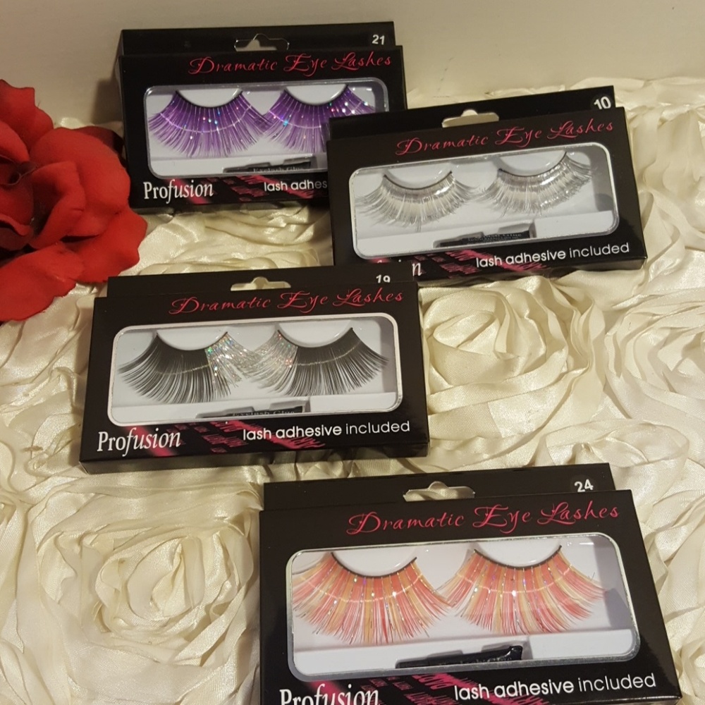 False Eyelashes Fantasy - Bundle of 4.
